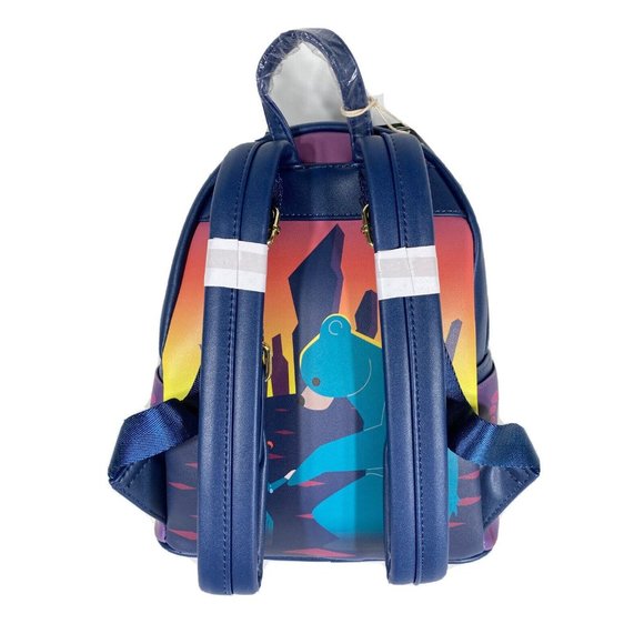 NWT Loungefly Disney Brave Princess Castle Series Mini Backpack Glow In The Dark main image 7